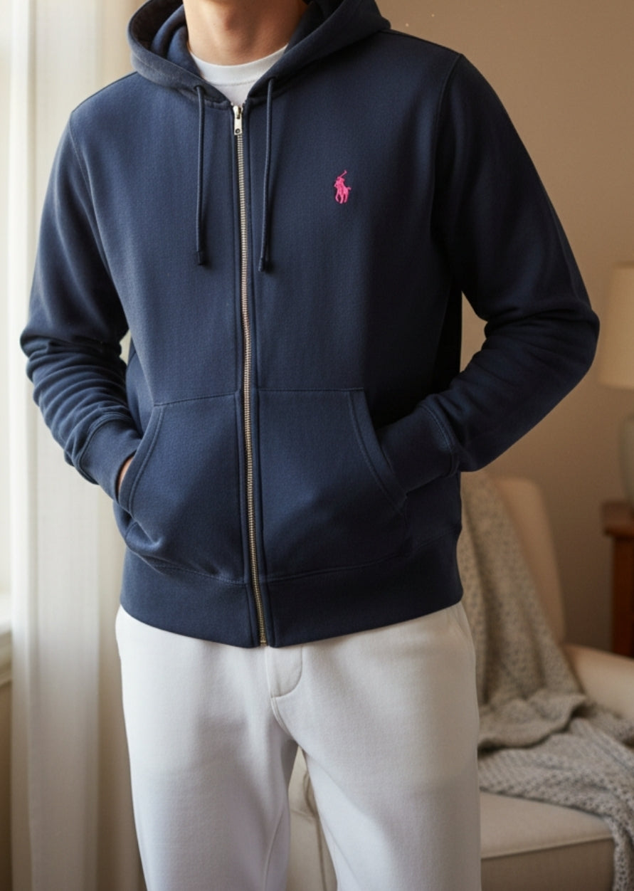 Sweat capuche zip Homme
